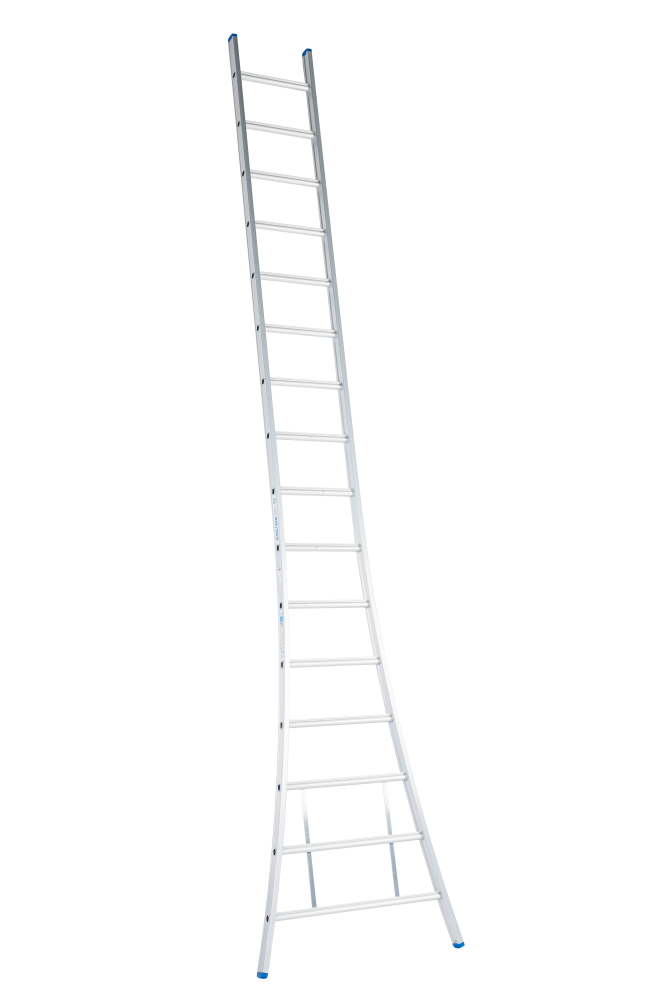 Enkele ladder / 16 sporten, open voet