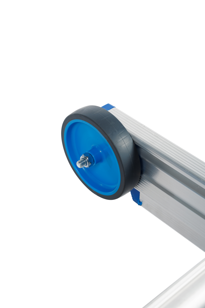 Schuifladder / 2 x 14, open voet, reform, verbredingsvoet, gevelrollen