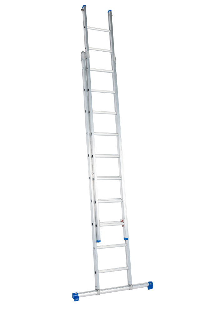 Echelle coulissante / 2 x 10, pieds droits, transformable, STAB290