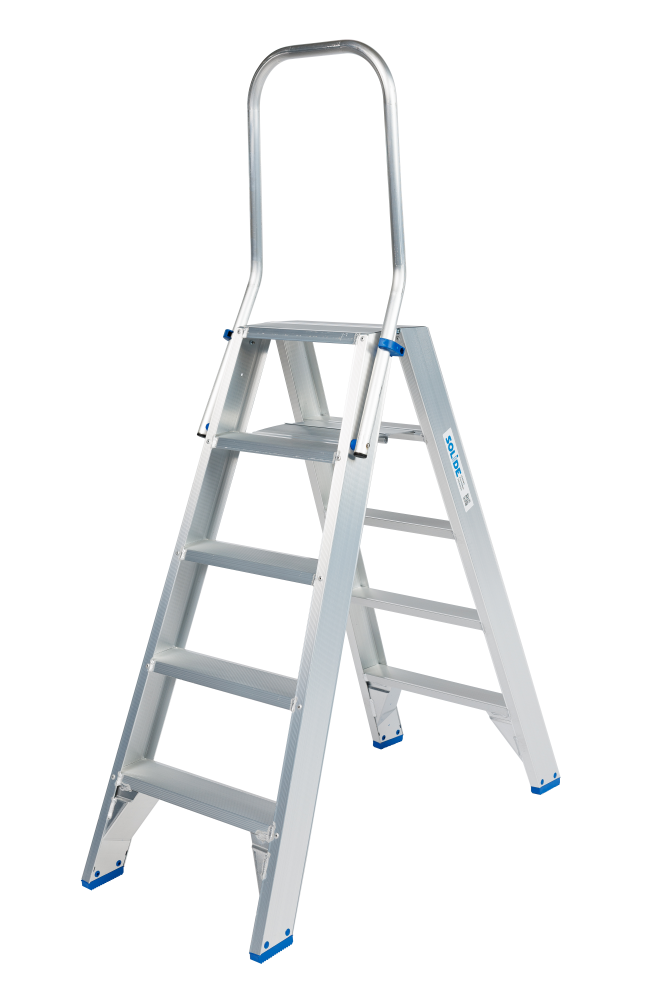 Klapbeugel voor de dubbele trapladder DT