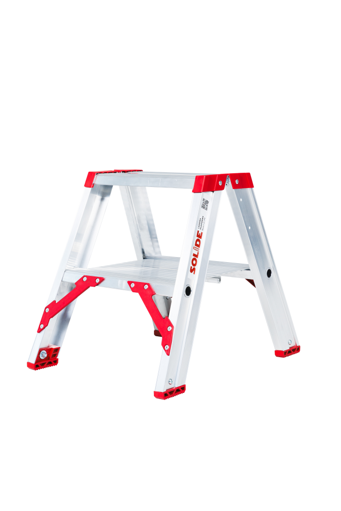 Eco Professional Dubbele trapladder / 2 x 2 treden