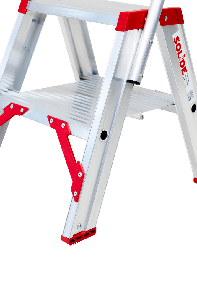 Eco Professional Dubbele trapladder / 2 x 6 treden, vaste beugel