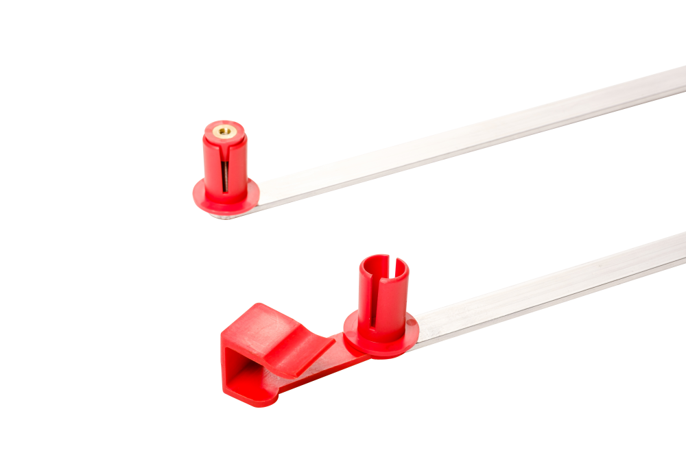 Eco Professional series 3-delige ladder / 3 x 8, gebogen voet, reform, spreidbeveiliging