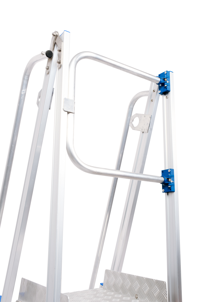 Telescopisch toegangsplatform bouwwerf / H 1.81m - 2.97m Telescopisch toegangsplatform bouwwerf / H 1.81m - 2.97m