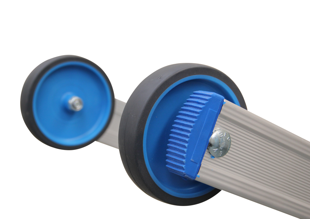 Schuifladder / 3 x 18, rechte voet, niet reform, STAB3124, gevelrollen