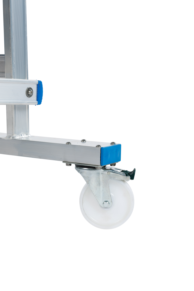 Mobiele bordestrap / 5 treden met zelfsluitende veiligheidsdeur