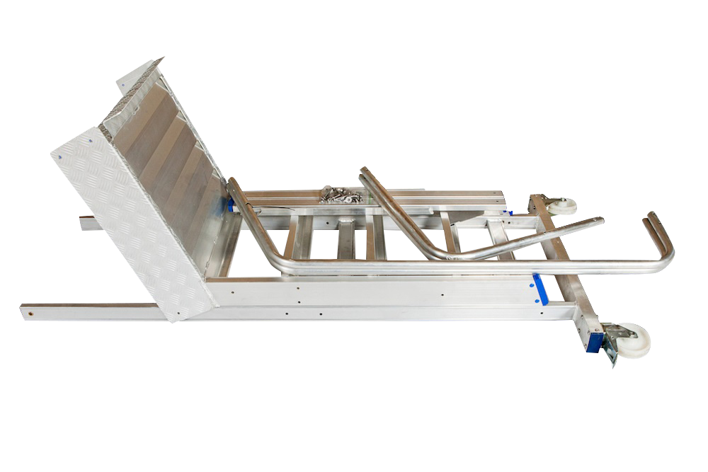 Mobiele bordestrap / 4 treden