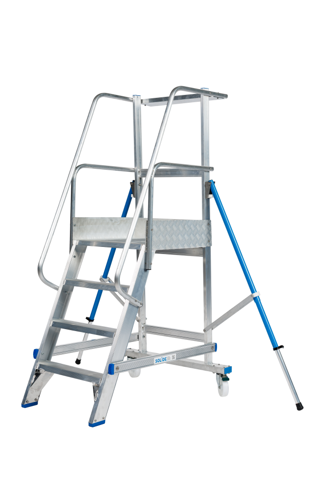 Mobiele bordestrap / 4 treden