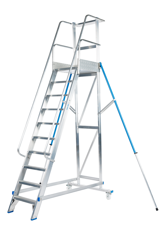 Mobiele bordestrap / 10 treden