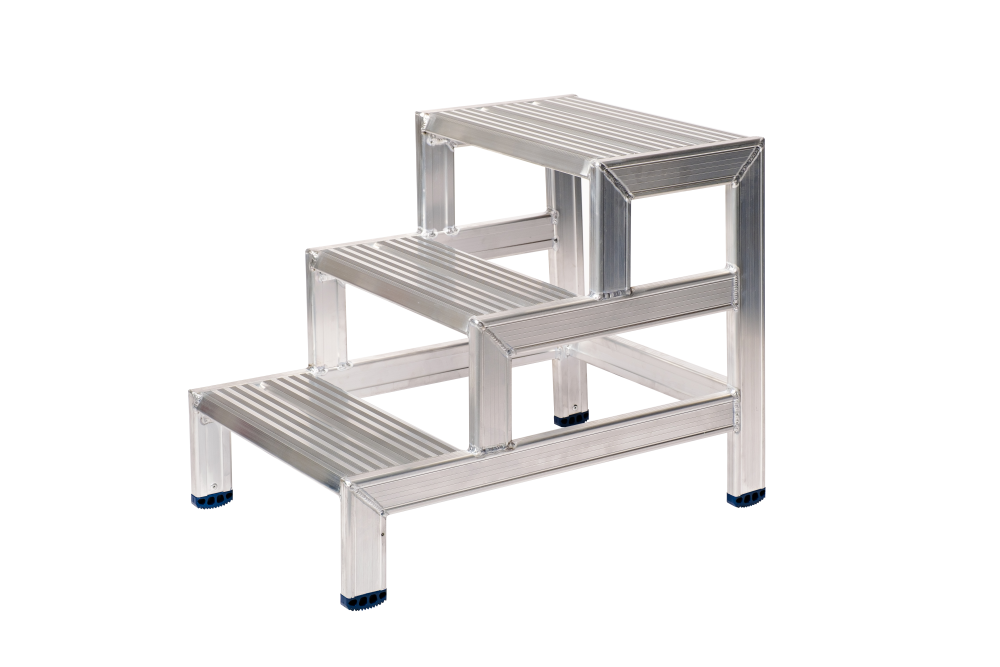 Vaste montagetrap 45° / 3 treden