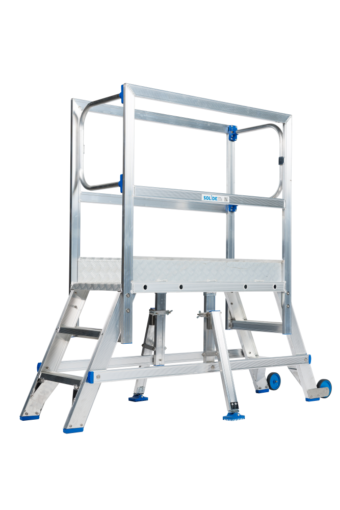 Mobiel werkplatform / 3 treden, platform 1250mm