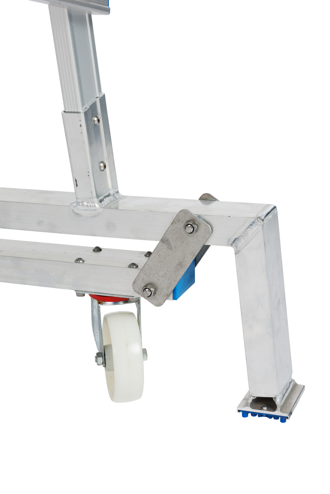 Plate-forme Mobile Pliable / 12 marches avec porte de sécurité auto-fermante