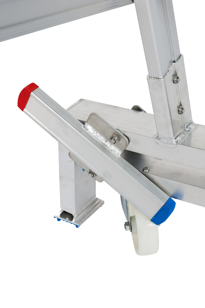 Plate-forme Mobile Pliable / 12 marches avec porte de sécurité auto-fermante