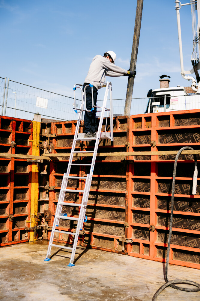 Telescopische bekistingsladder / 10-18 treden Telescopische bekistingsladder / 10-18 treden