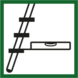 Ladder waterpas controleren